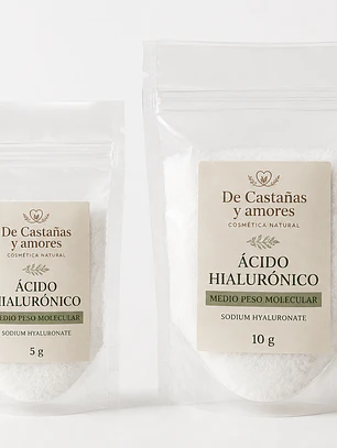 Ácido hialurónico medio peso molecular 5 y 10 grs