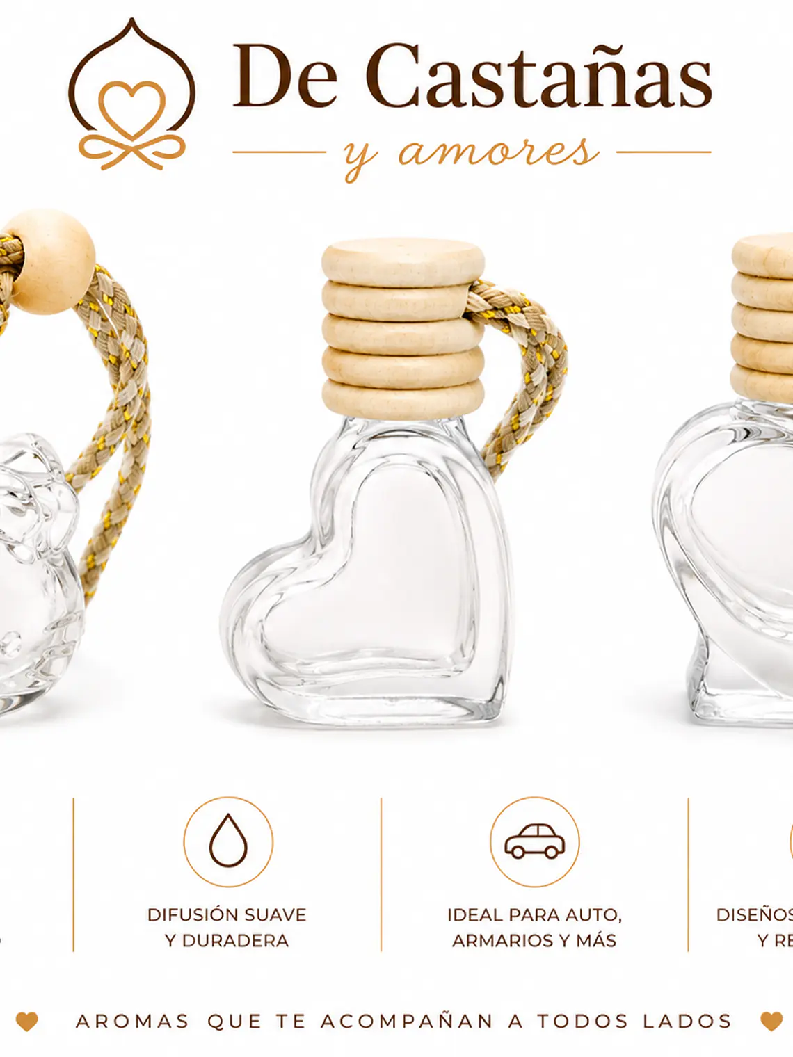 Frasquitos aromatizadores con colgador 1