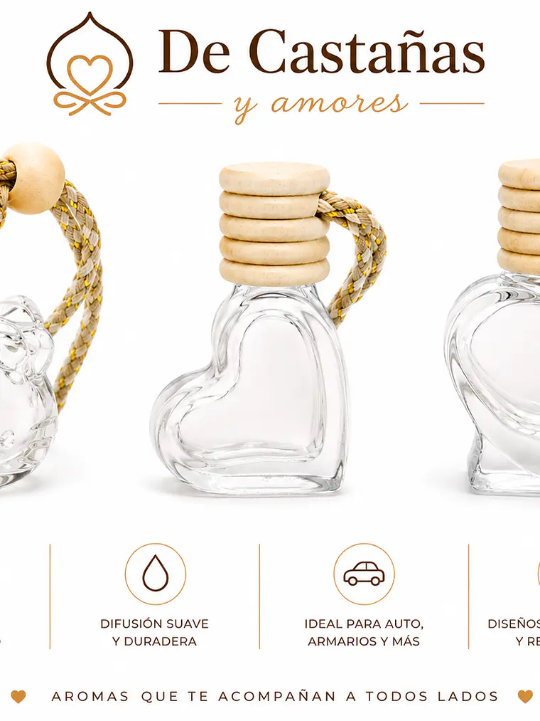 Frasquitos aromatizadores con colgador 1