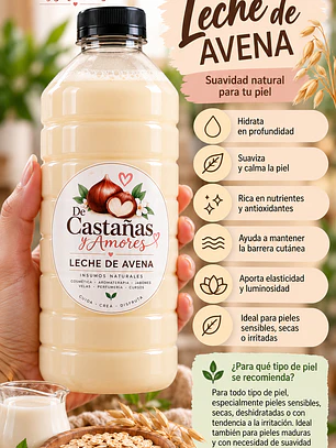 LECHE DE AVENA COSMÉTICA 