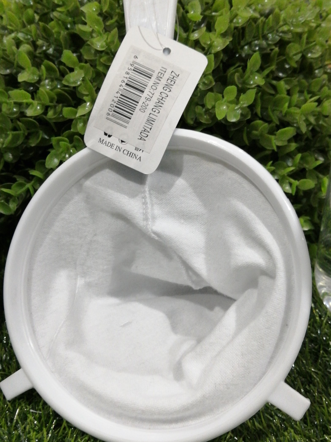 Colador grande de tela  1