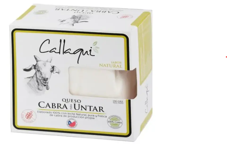 Queso cabra Callaqui para untar sabor Natural 150 gr 1