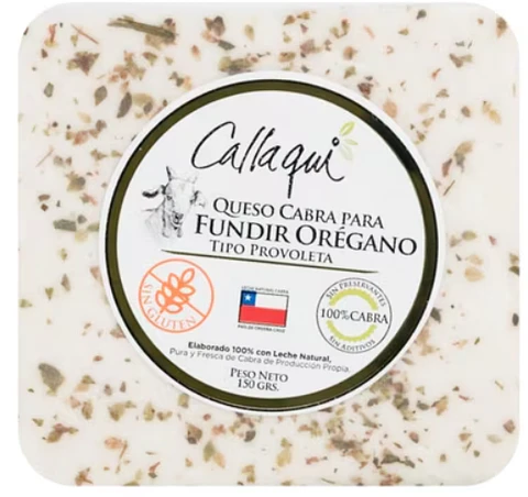 Queso cabra Callaqui Fundido con Orégano 150 gr