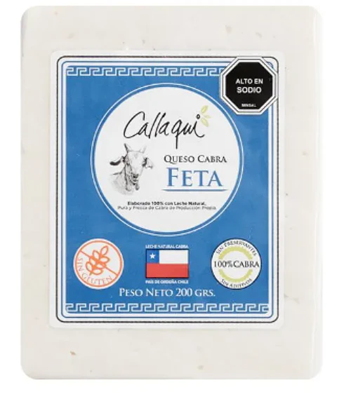 Queso cabra Callaqui Feta trozo 200 gr