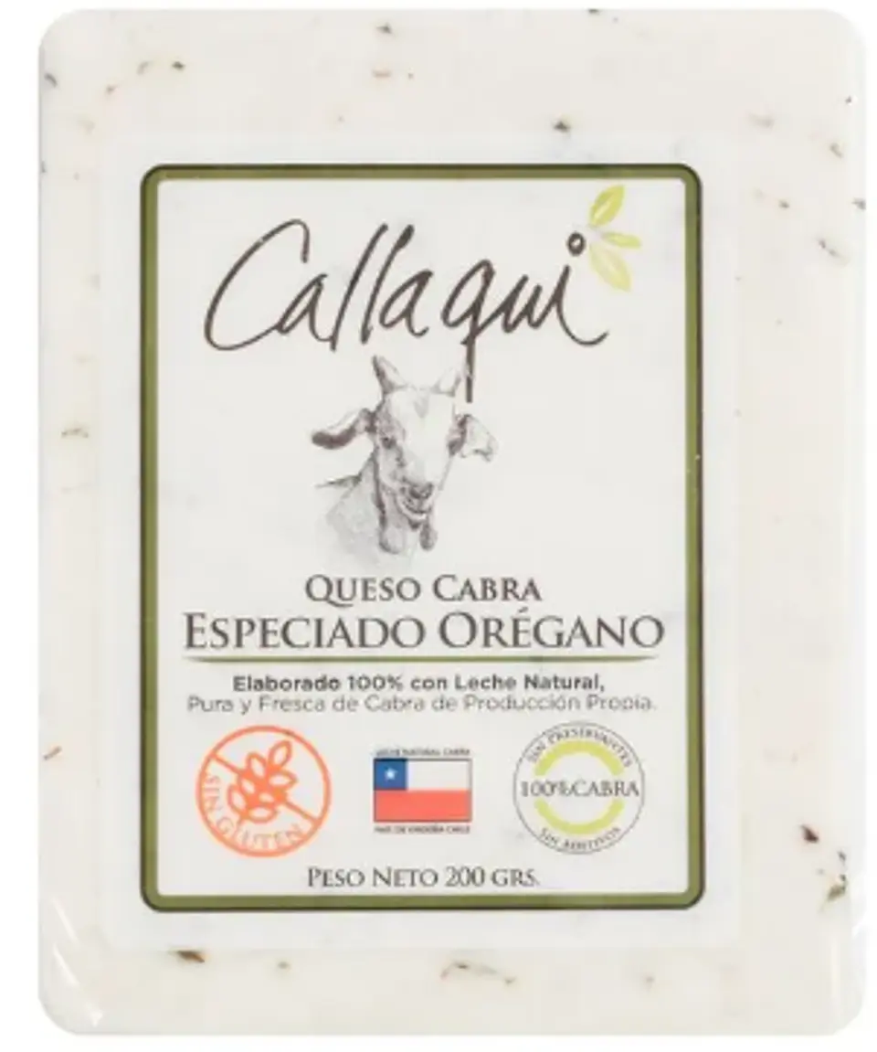 Queso cabra Callaqui con Orégano trozo 200 gr 1