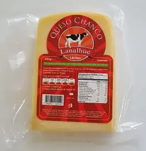 Queso Chanco Lanalhue Laminado 250 gr