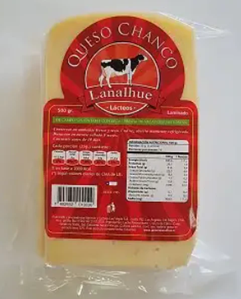 Queso Chanco Lanalhue Laminado 500 gr