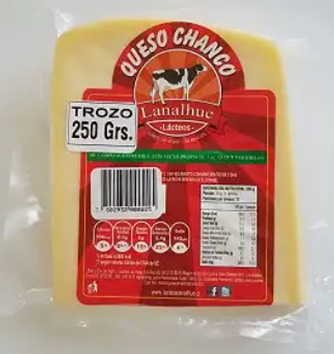 Queso Chanco Lanalhue Trozo 250 gr