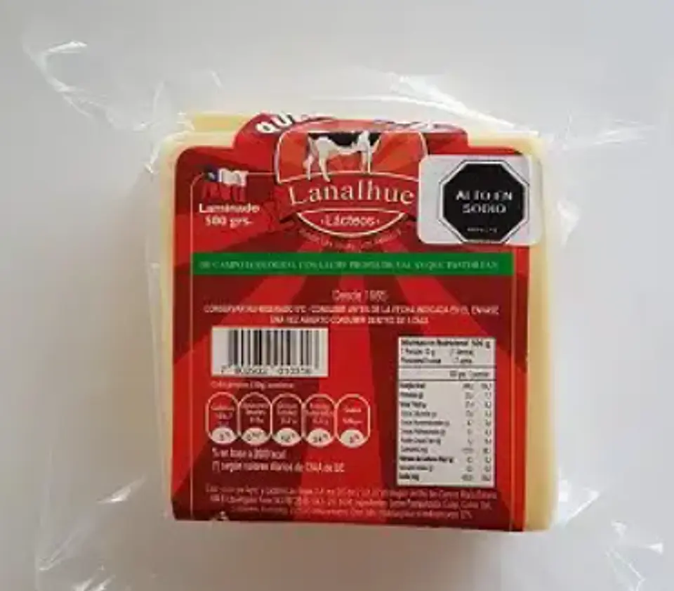 Queso Gouda Lanalhue Laminado 500 gr 1