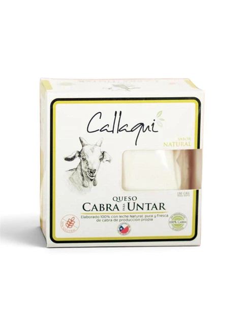 Queso cabra Callaqui para untar sabor Natural 150 gr