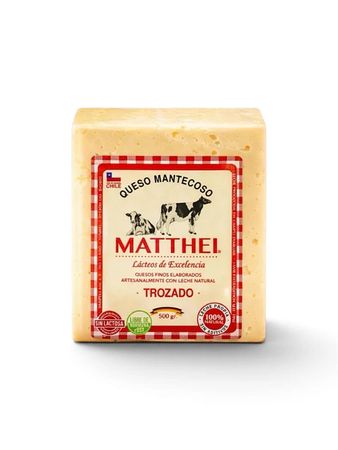 Queso Mantecoso Matthei Trozo 500 gr