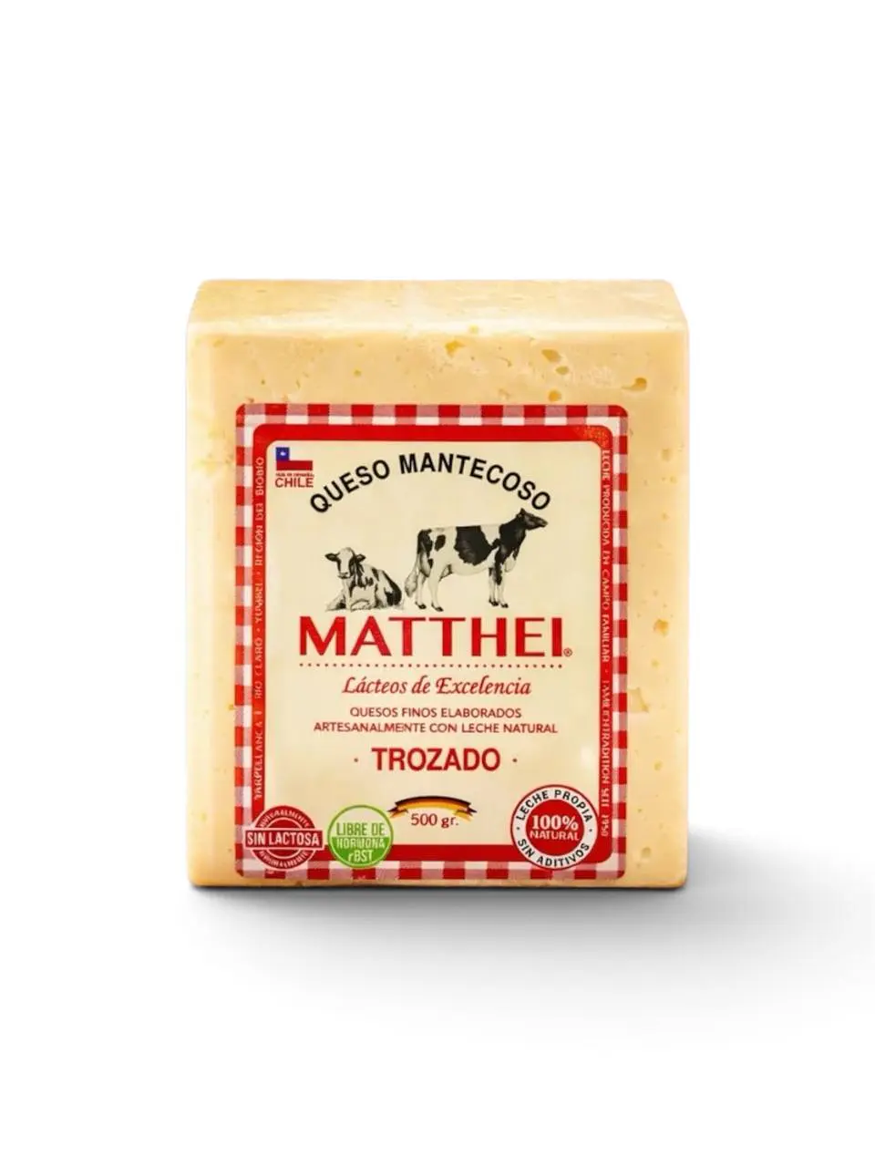 Queso Mantecoso Matthei Trozo 500 gr 1