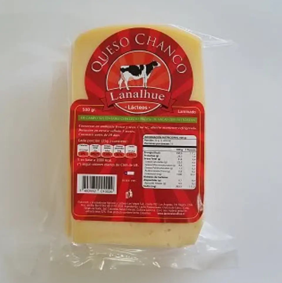 Queso Chanco Lanalhue Laminado 500 gr 1