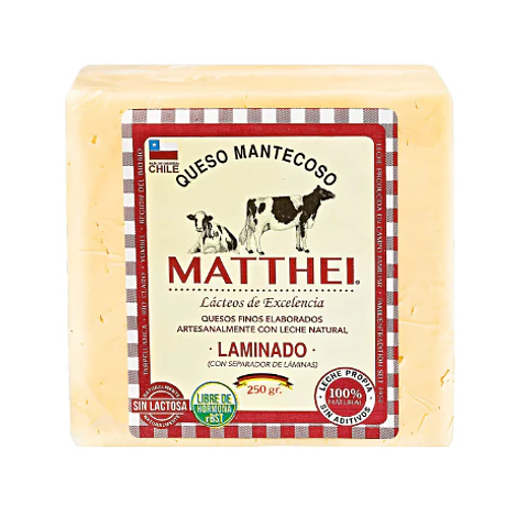 Queso Mantecoso Matthei Trozo 250 gr