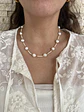 Collar miyuki y perlas blanco - Miniatura 3