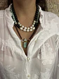 Collar maxi piedras negro - Miniatura 6