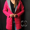 Tapado Alexa - Fucsia con Gris