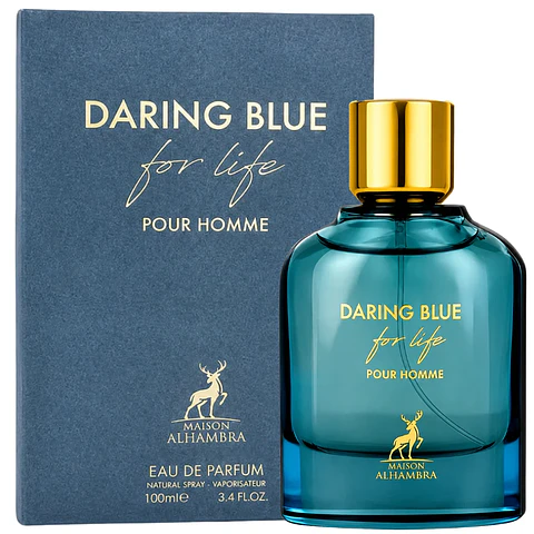 MAISON ALHAMBRA DARING BLUE FOR LIFE POUR HOMME EDP 100ML (D&G LIGHT BLUE FOREVER)