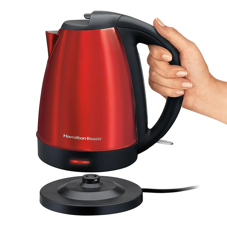 Hervidor 1.7 Litros Rojo - Hamilton Beach 2