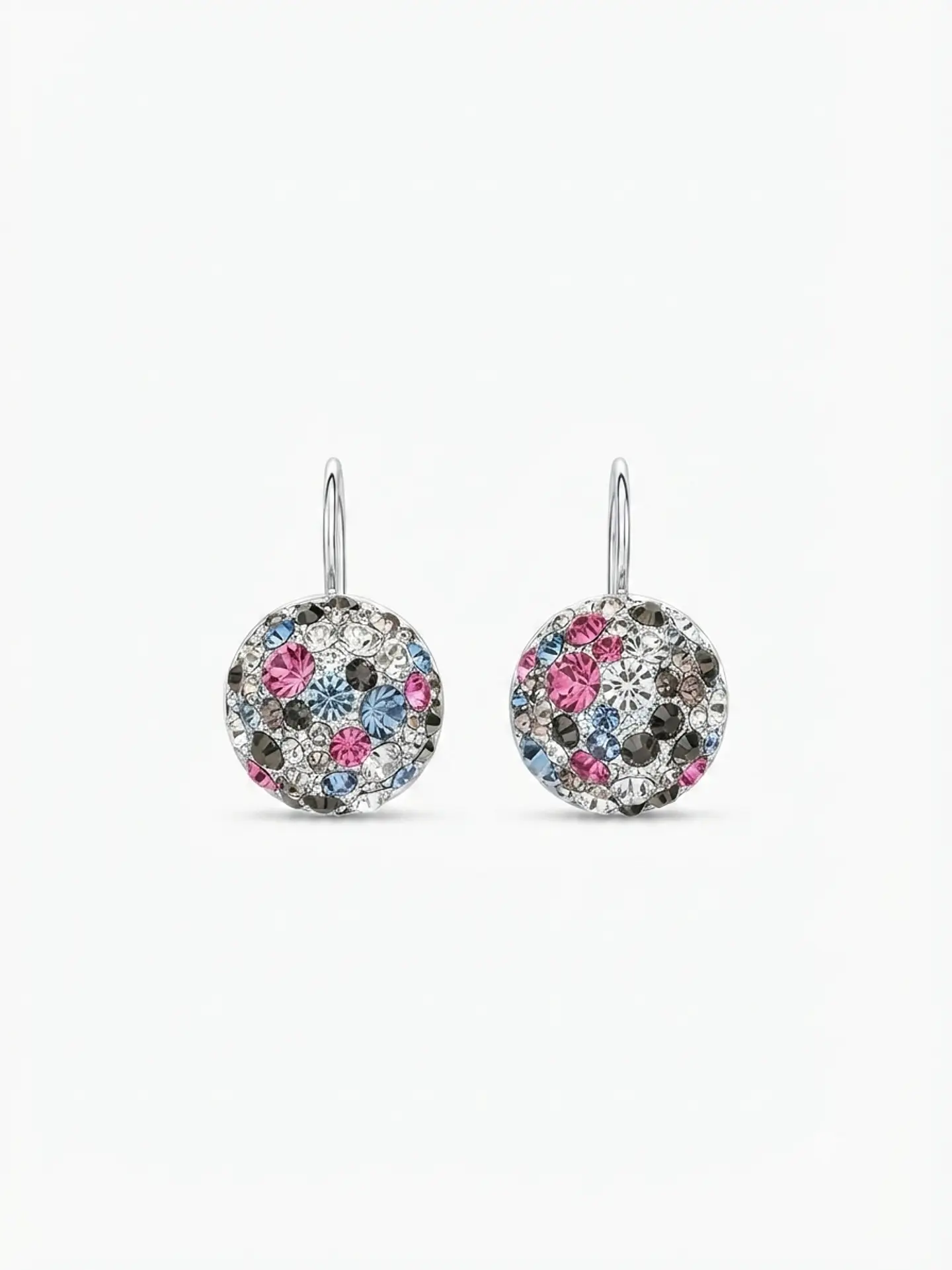 Aros Colgantes Circulares Multitono - element Swarovski 1