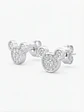Mickey plateados - Swarovski Element  - Miniatura 2
