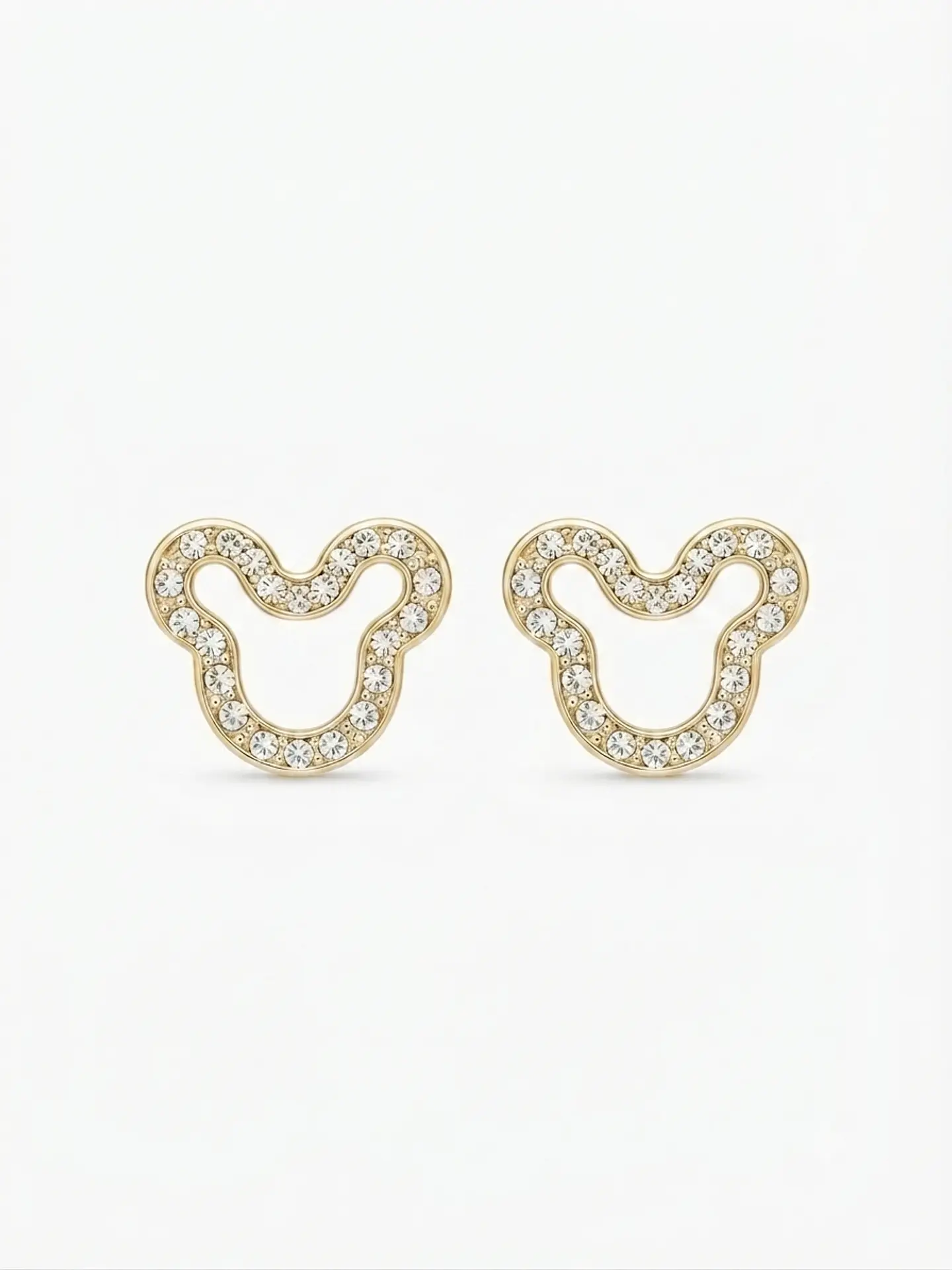 Mickey silueta dorada- Element Swarovski  1