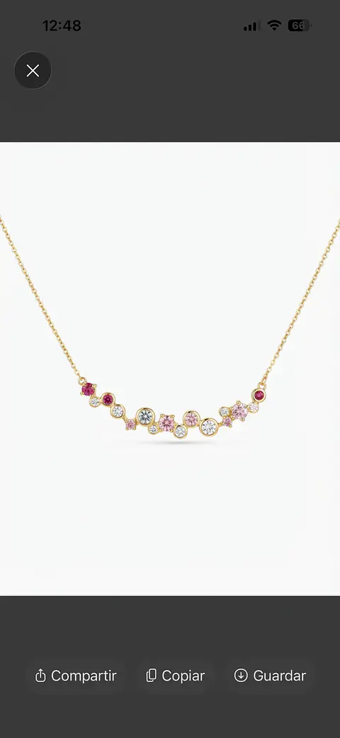 Collar “gema” Swarovski 