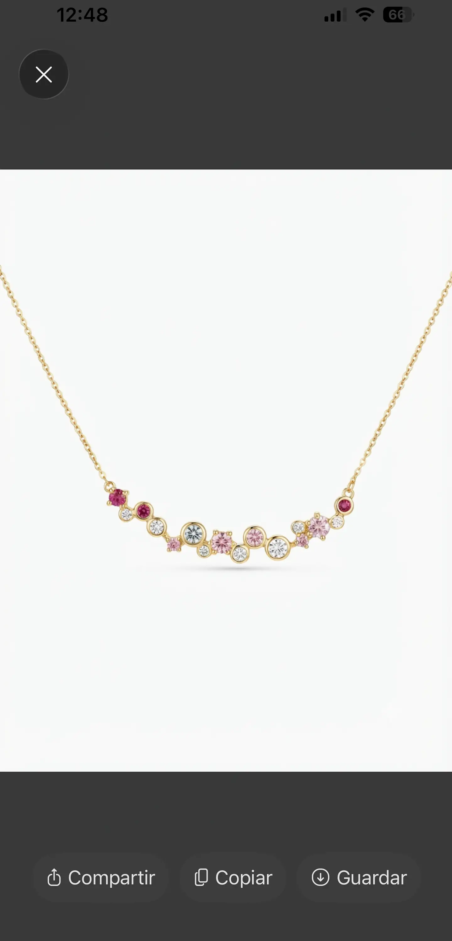 Collar “gema” Swarovski  1