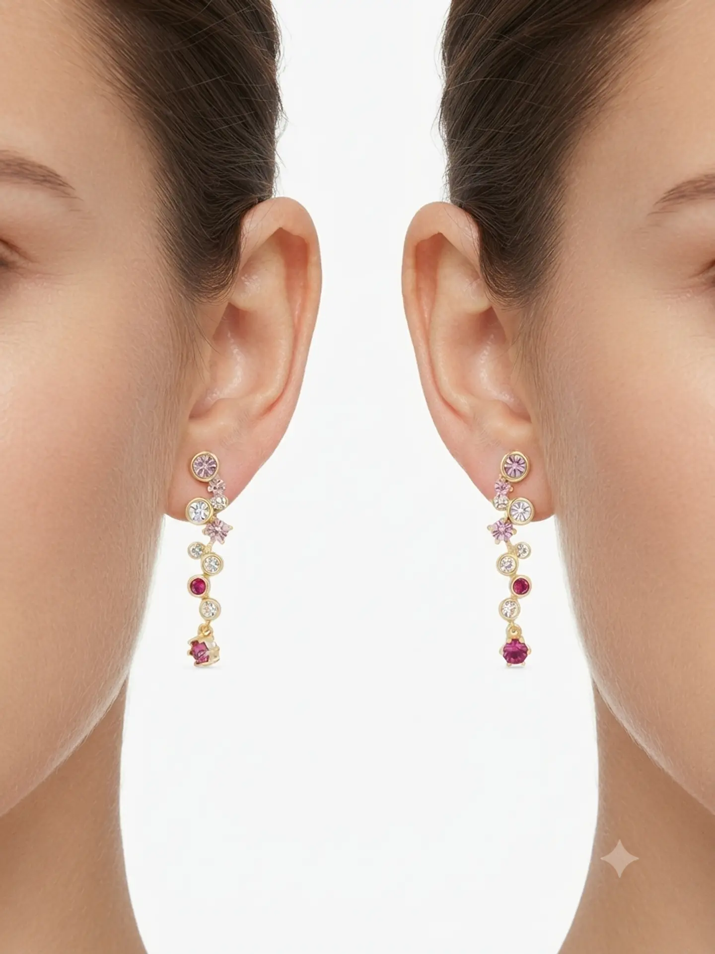 Aros colección “gema” Swarovski  2