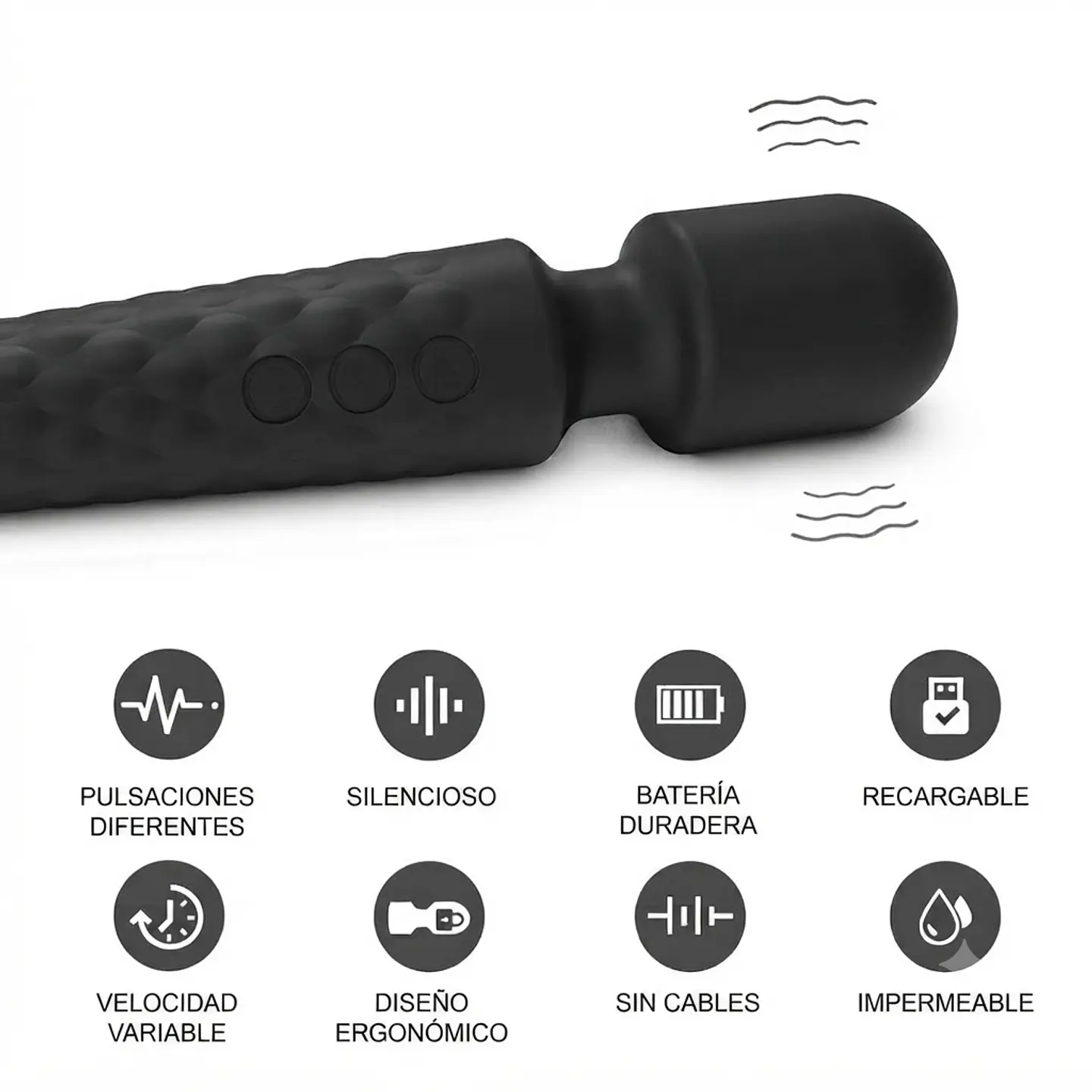 Vibrador masajeador de clítoris portátil 2
