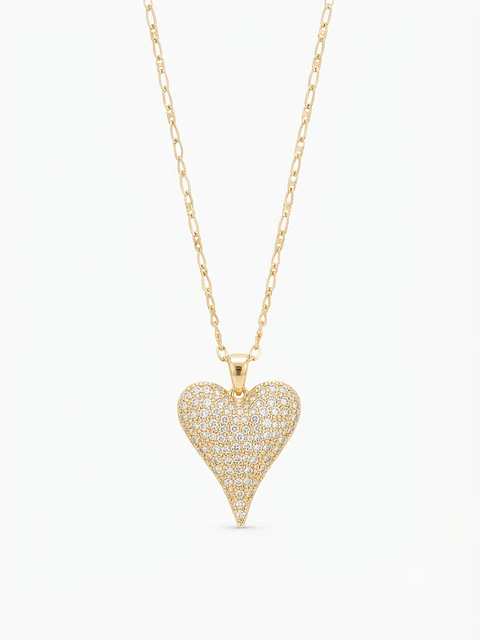 Collar Corazón Pavé - Element Swarovski 