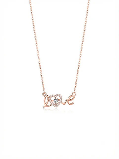 Colgante Love con cristal en movimiento- Element Swarovski 