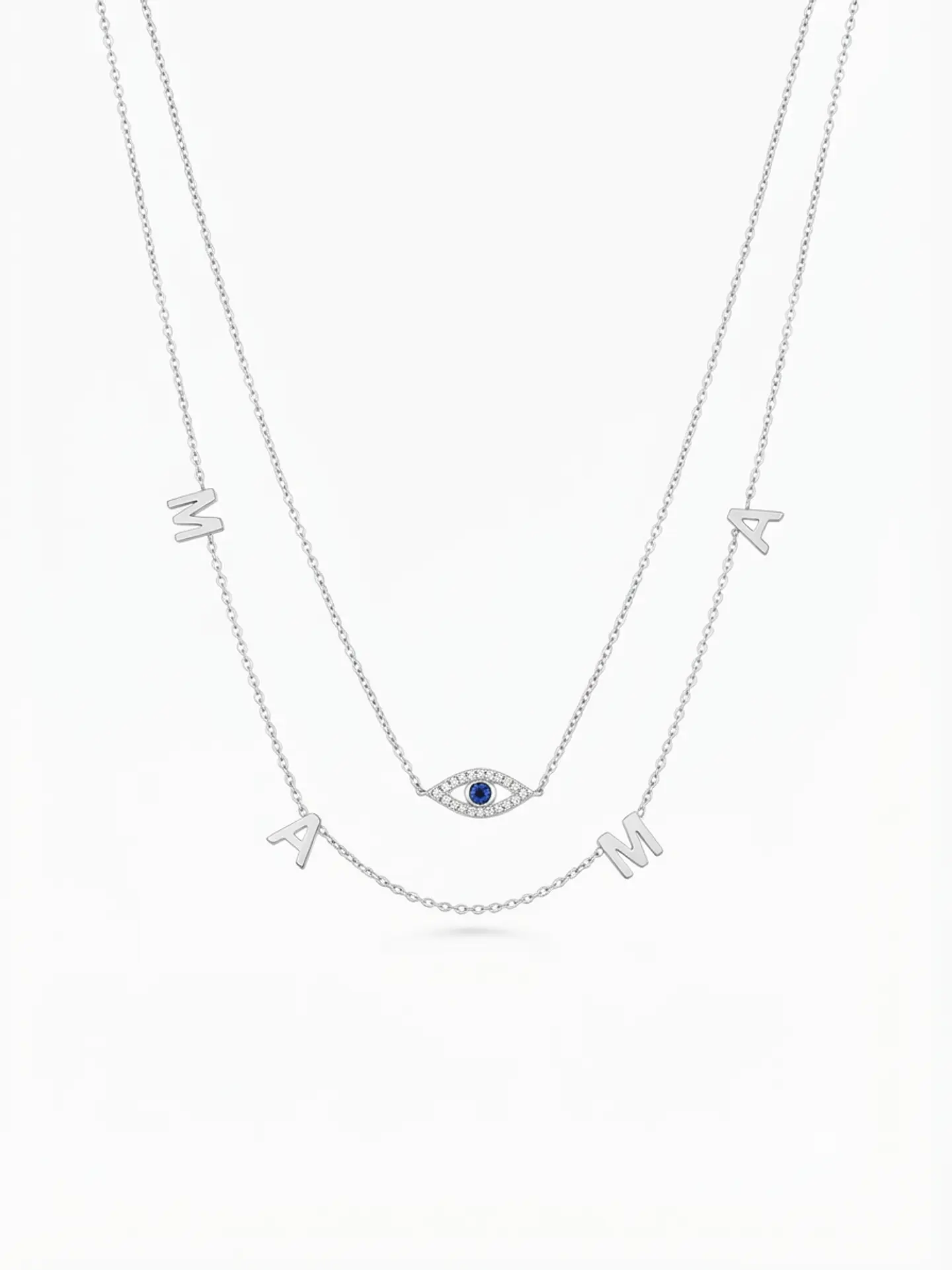 Colgante “MAMÁ” Evil Eyes - Element Swarovski  1