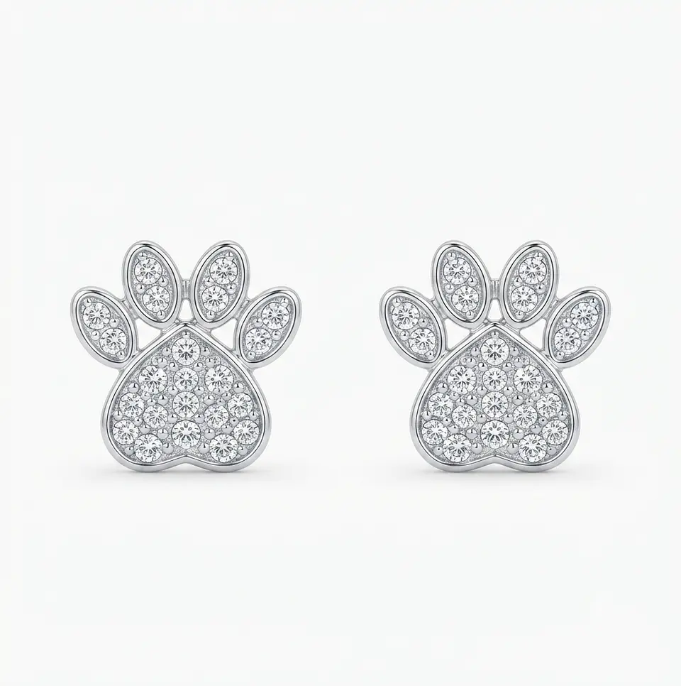 Aros Sparkle Paw - Element Swarovski  1