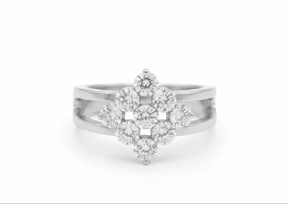Anillo con circon 1