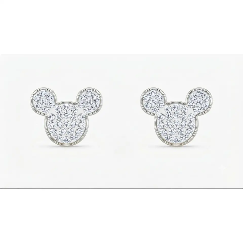 MICKEY PLATEADOS - SWAROVSKI ELEMENT 1