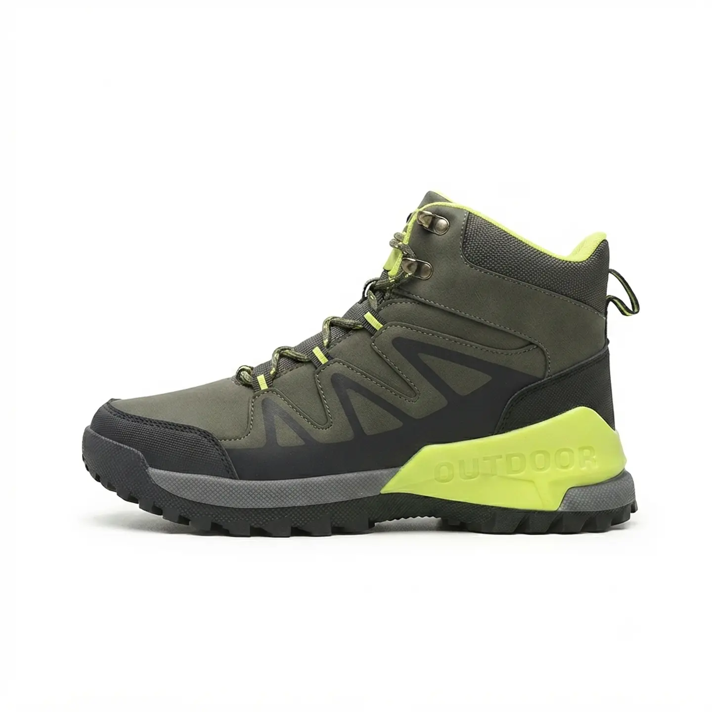 Calzado Outdoor Verde Impermeable  1