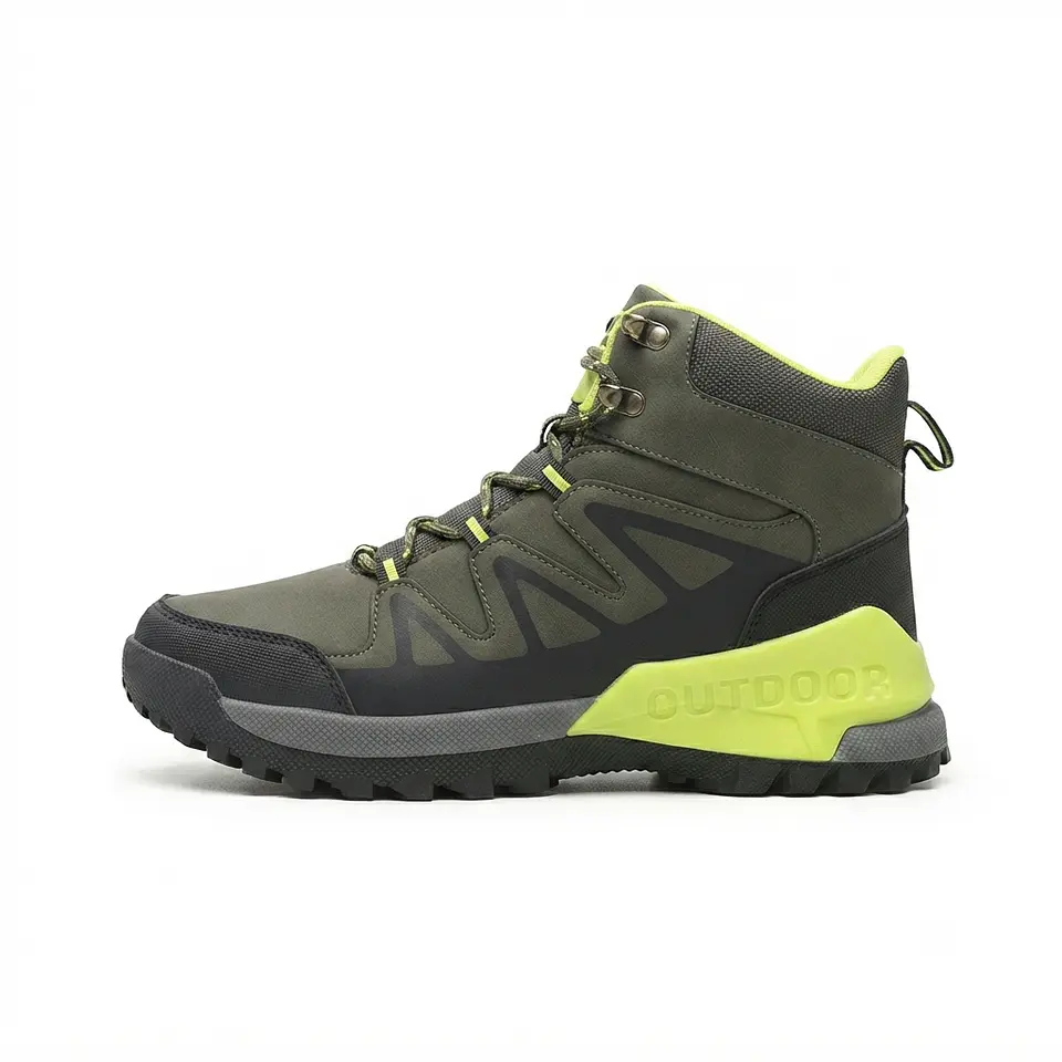 Calzado Outdoor Verde Impermeable  1