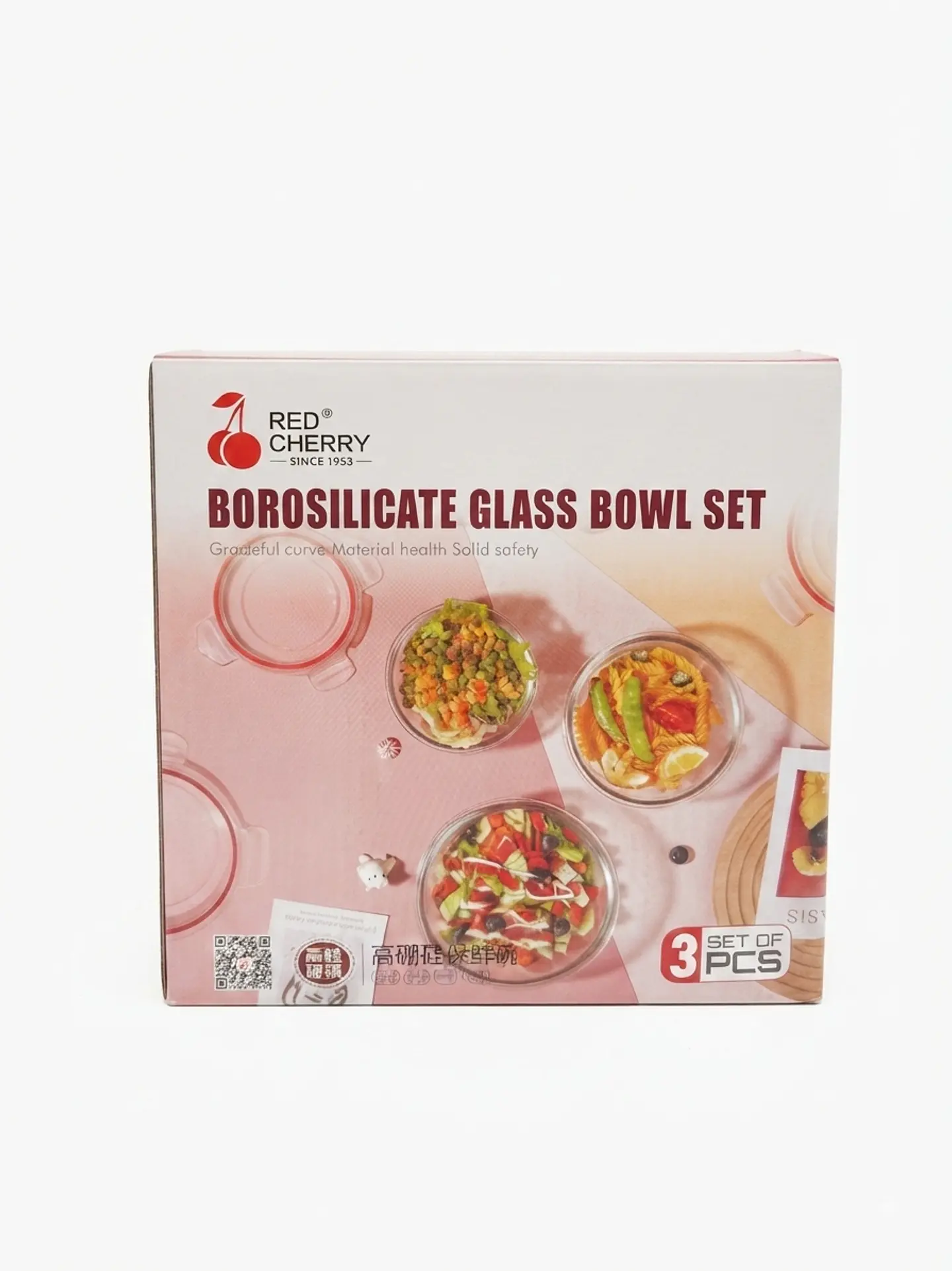 Set de 3 piezas para microondas - Red Cherry 3
