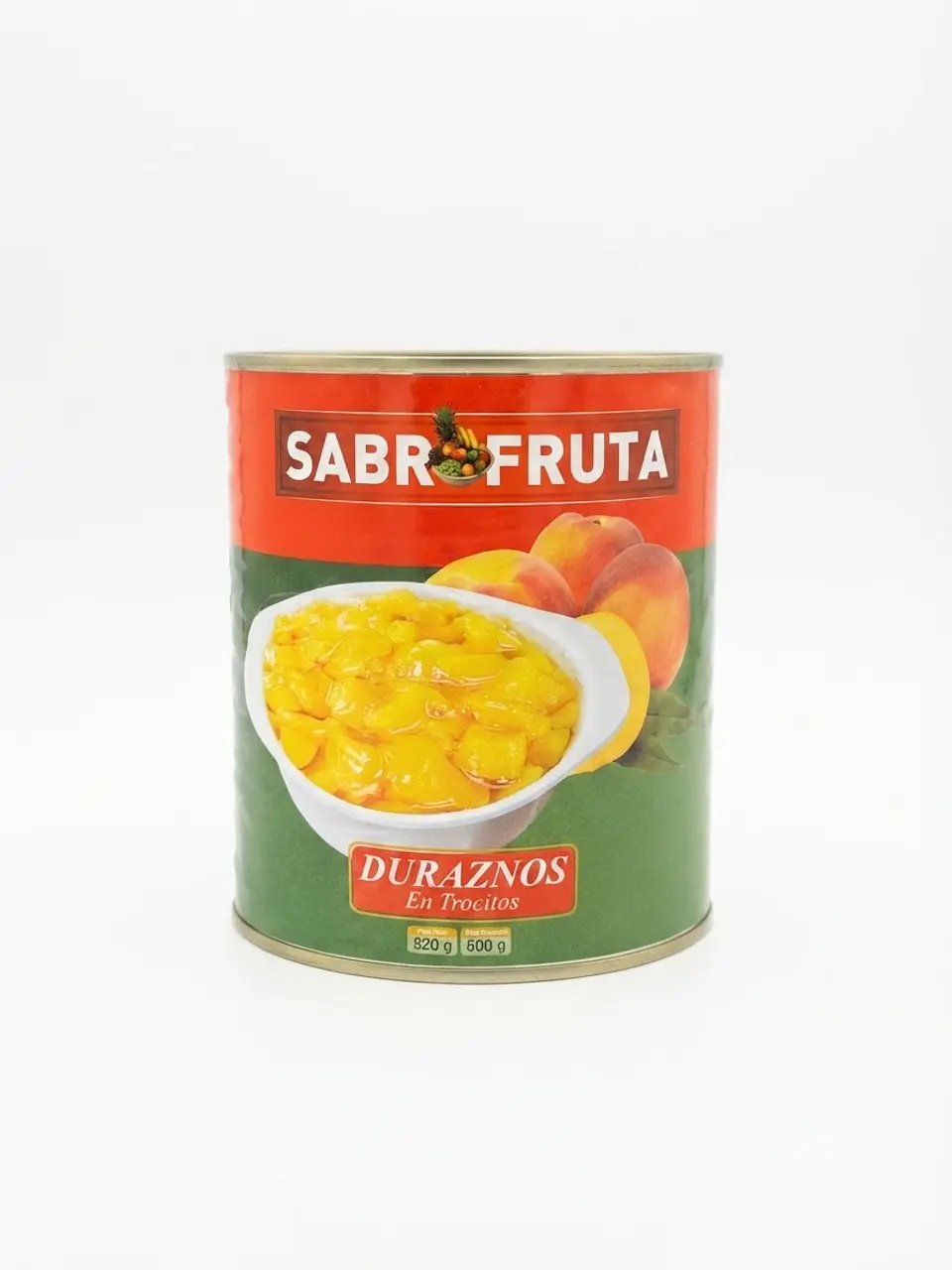 Durazno en trozos 820g - Sabrofruta 1
