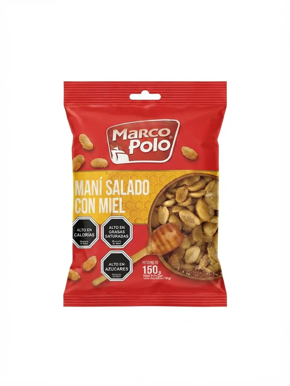 Maní Salado con Miel Marco Polo 150 g 1