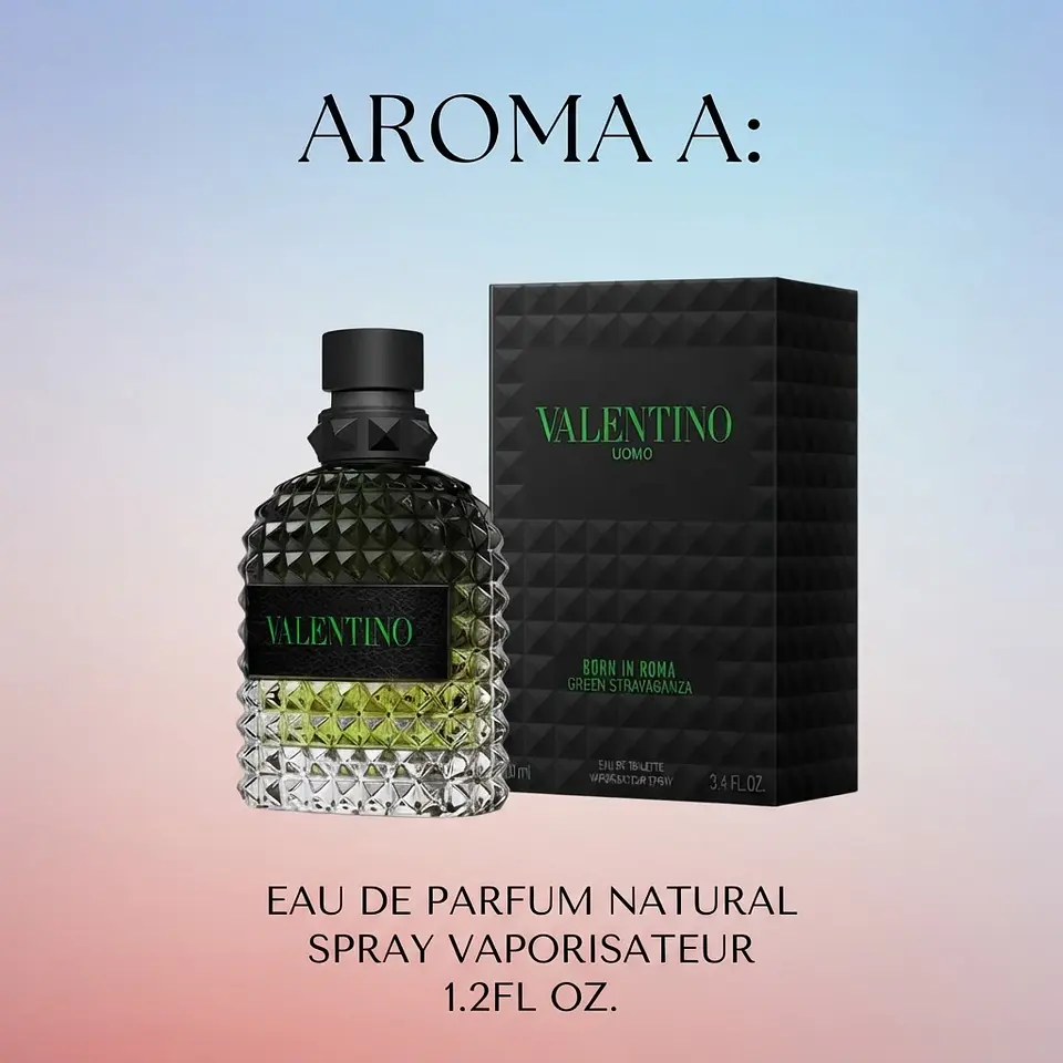 (Born in Roma Uomo Green Stravaganza) 35ml Valentino 1