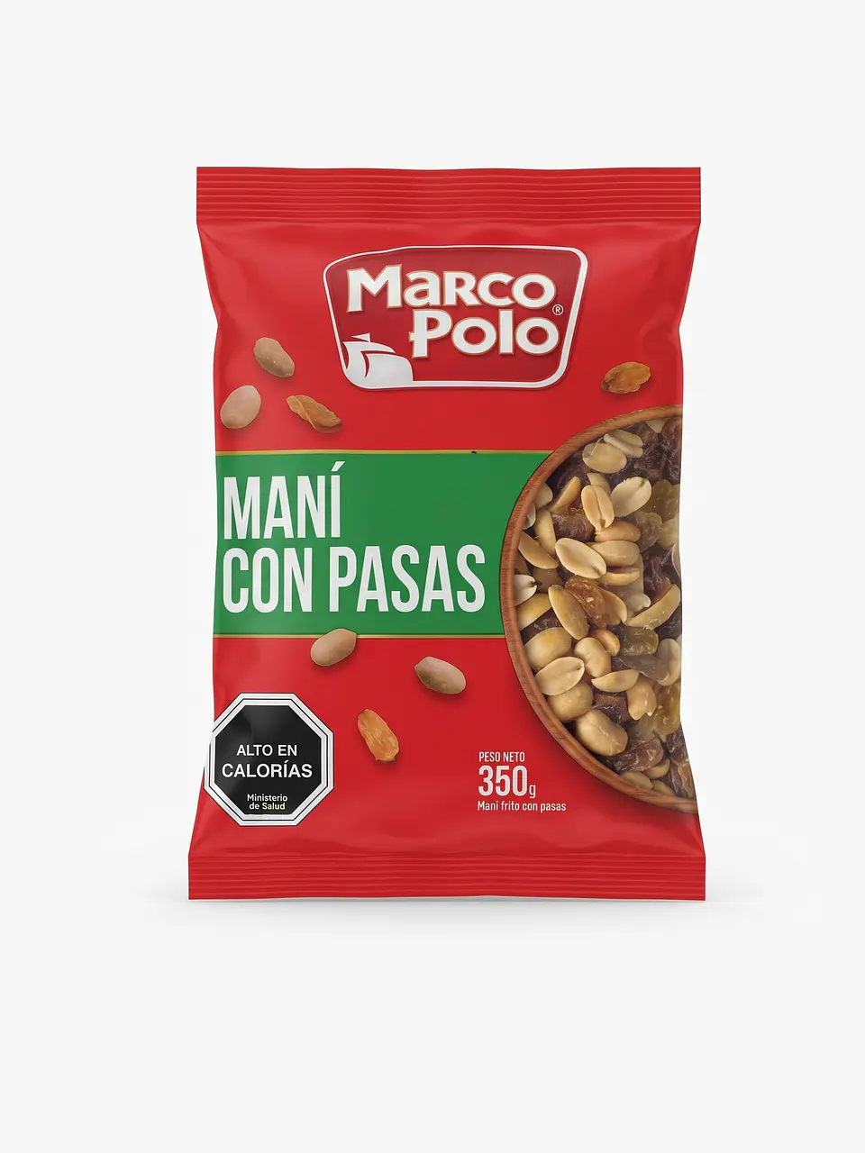 Maní con pasas 350g 1