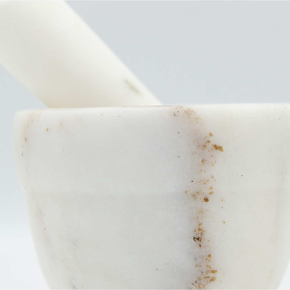 Mortero granito blanco