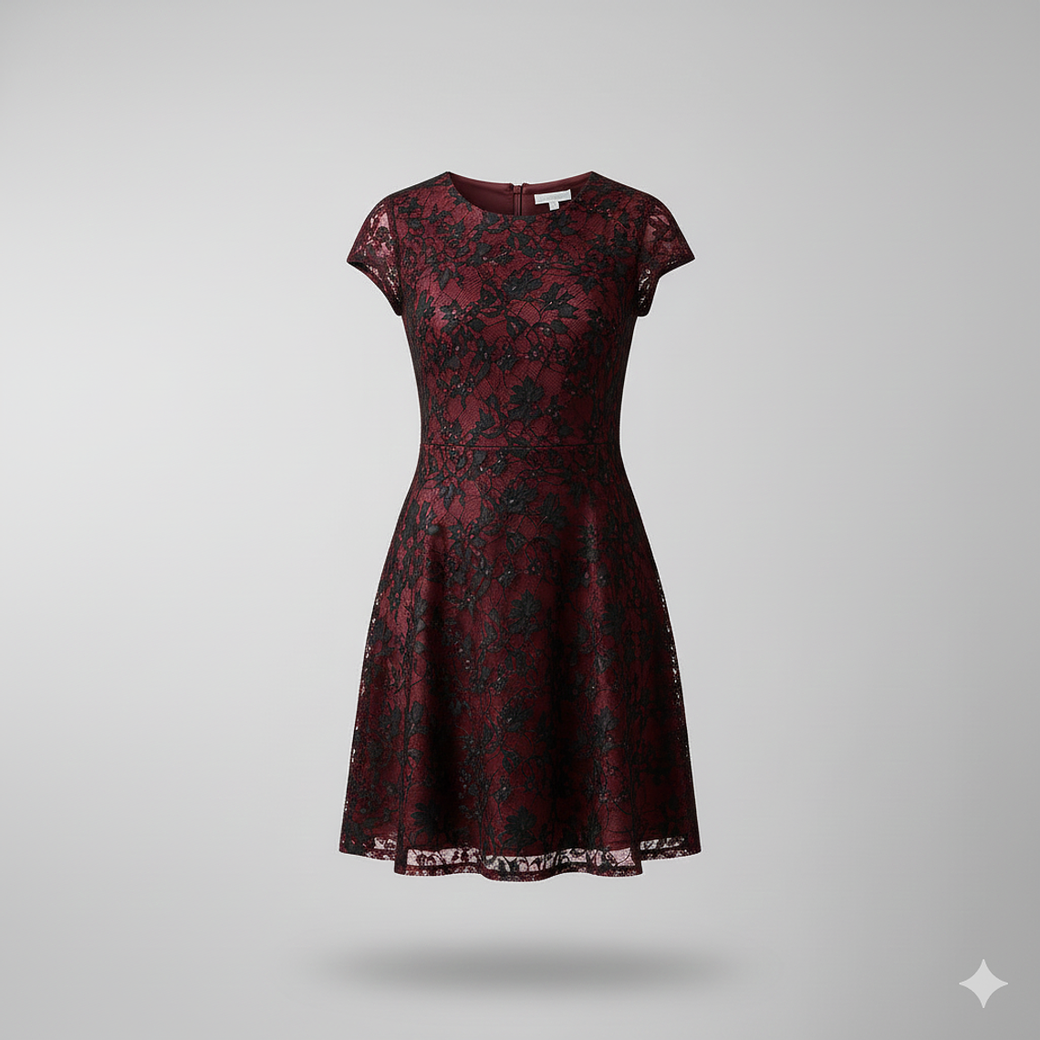 Vestido largo BURDEO 1