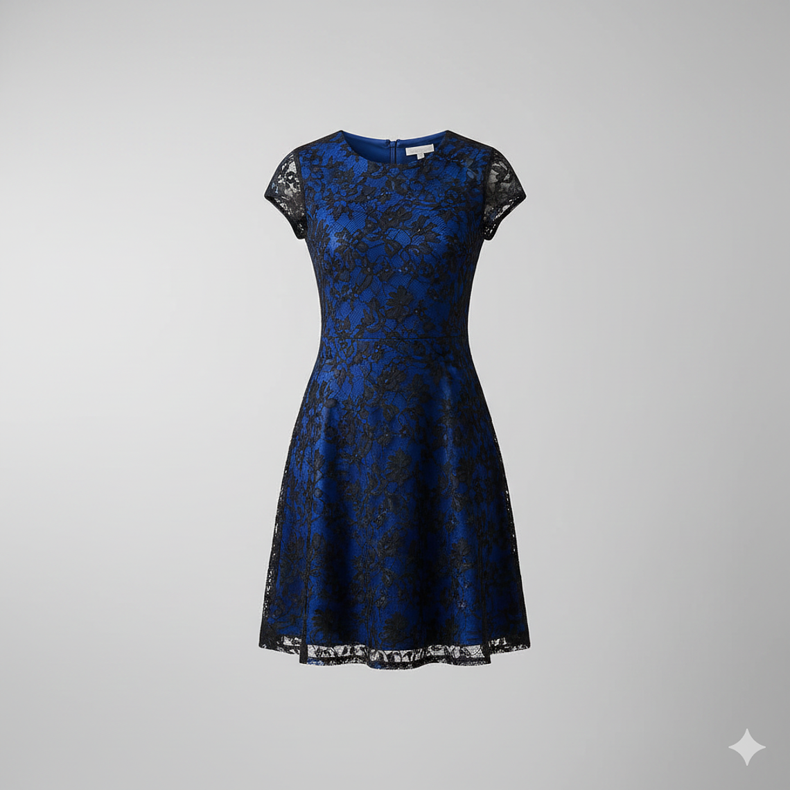 Vestido largo AZUL 1