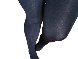 Panty Negra Elasticada Mujer