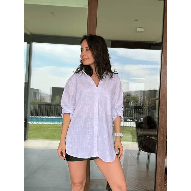 Blusa lino larga