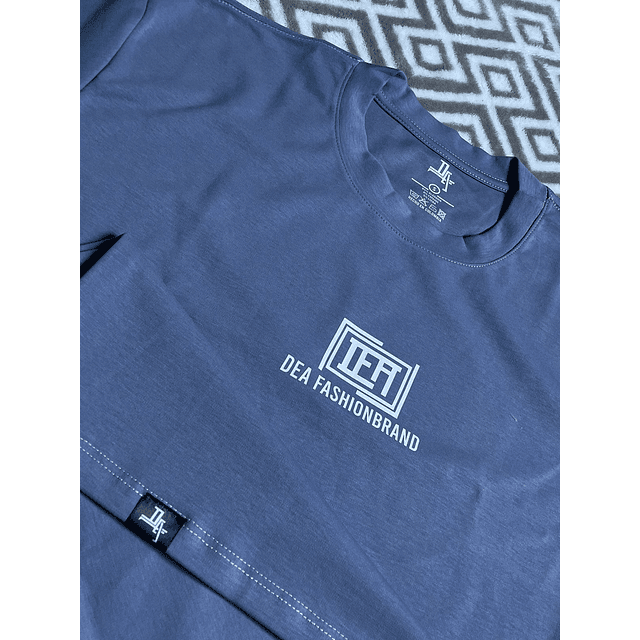 camiseta azul índigo - logo combinado  2