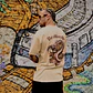 Polera Oversized Fit Beige - Miniatura 2
